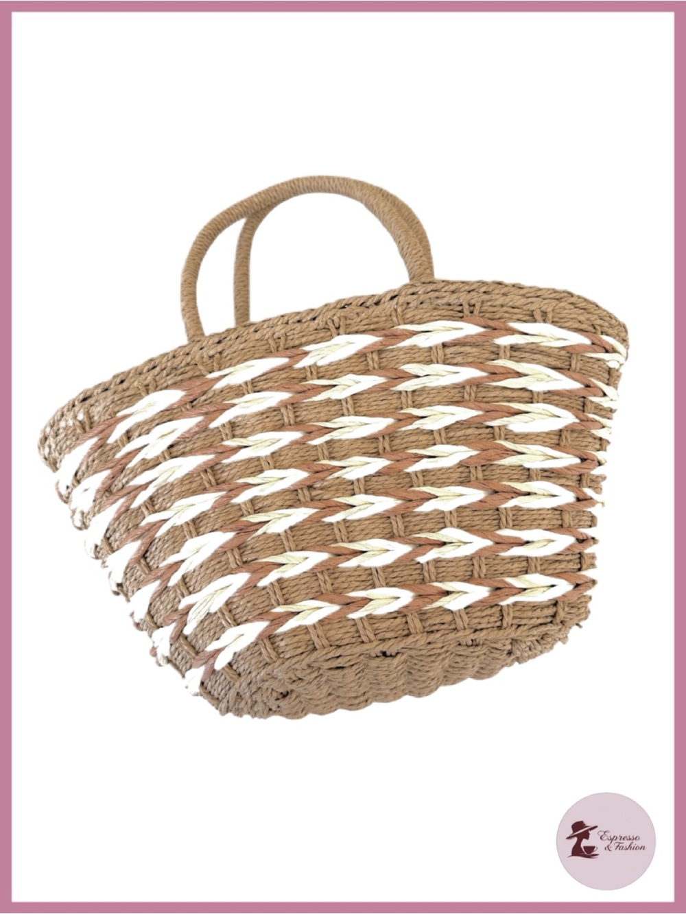 NWT Straw Beach Tote Bag - Picture 6 of 7